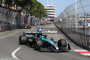 2024-05-26 - George Russell (GBR) - Mercedes-AMG PETRONAS F1 Team - Mercedes W15 - Mercedes E Performance

during Formula 1 Grand Prix de Monaco 2024 at Monte Carlo (MC), may 23-26 2024 - FORMULA 1 GRAND PRIX DE MONACO - RACE - FORMULA 1 - MOTORS