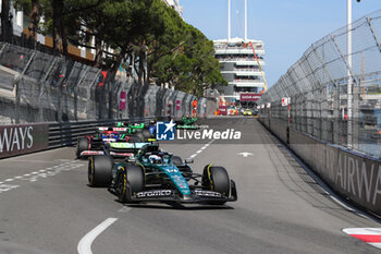 2024-05-26 - DRIVER Fernando Alonso (ESP) - Aston Martin Aramco F1 Team - Aston Martin AMR24 - Mercedes
during Formula 1 Grand Prix de Monaco 2024 at Monte Carlo (MC), may 23-26 2024 - FORMULA 1 GRAND PRIX DE MONACO - RACE - FORMULA 1 - MOTORS