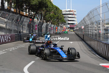 2024-05-26 - Alexander Albon (THA) - Williams Racing - Williams FW46 - Mercedes

during Formula 1 Grand Prix de Monaco 2024 at Monte Carlo (MC), may 23-26 2024 - FORMULA 1 GRAND PRIX DE MONACO - RACE - FORMULA 1 - MOTORS