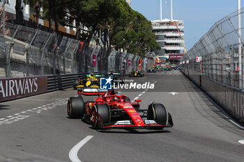 2024-05-26 - Carlos Sainz Jr. (ESP) - Scuderia Ferrari - Ferrari SF-24 - Ferrari

during Formula 1 Grand Prix de Monaco 2024 at Monte Carlo (MC), may 23-26 2024 - FORMULA 1 GRAND PRIX DE MONACO - RACE - FORMULA 1 - MOTORS