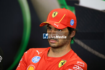 2024-05-17 - Carlos Sainz Jr. (ESP) - Scuderia Ferrari - Ferrari SF-24 - Ferrari - FORMULA 1 MSC CRUISES GRAN PREMIO DELL'EMILIA-ROMAGNA 2024 - FREE PRACTICE 1 AND 2 - FORMULA 1 - MOTORS