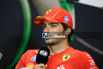 2024-05-17 - Carlos Sainz Jr. (ESP) - Scuderia Ferrari - Ferrari SF-24 - Ferrari - FORMULA 1 MSC CRUISES GRAN PREMIO DELL'EMILIA-ROMAGNA 2024 - FREE PRACTICE 1 AND 2 - FORMULA 1 - MOTORS