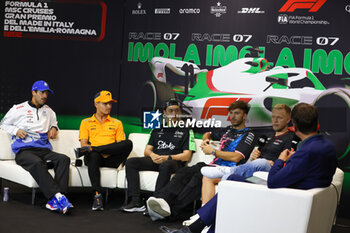 2024-05-17 - Driver press conference FORMULA 1 MSC CRUISES GRAN PREMIO DEL MADE IN ITALY E DELL'EMILIA-ROMAGNA 2 Autodromo Enzo e Dino Ferrari, Imola (BO) Italy - FORMULA 1 MSC CRUISES GRAN PREMIO DELL'EMILIA-ROMAGNA 2024 - FREE PRACTICE 1 AND 2 - FORMULA 1 - MOTORS