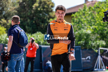 2024-05-17 - Lando Norris (GBR) - McLaren Formula 1 Team - McLaren MCL38 - Mercedes - FORMULA 1 MSC CRUISES GRAN PREMIO DELL'EMILIA-ROMAGNA 2024 - FREE PRACTICE 1 AND 2 - FORMULA 1 - MOTORS