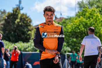 2024-05-17 - Lando Norris (GBR) - McLaren Formula 1 Team - McLaren MCL38 - Mercedes - FORMULA 1 MSC CRUISES GRAN PREMIO DELL'EMILIA-ROMAGNA 2024 - FREE PRACTICE 1 AND 2 - FORMULA 1 - MOTORS