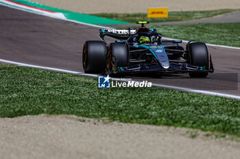 2024-05-17 - Lewis Hamilton (GBR) - Mercedes-AMG PETRONAS F1 Team - Mercedes W15 - Mercedes E Performance

during FORMULA 1 MSC CRUISES GRAN PREMIO DEL MADE IN ITALY E DELL'EMILIA-ROMAGNA 2 Autodromo Enzo e Dino Ferrari, Imola (BO) Italy - FORMULA 1 MSC CRUISES GRAN PREMIO DELL'EMILIA-ROMAGNA 2024 - FREE PRACTICE 1 AND 2 - FORMULA 1 - MOTORS