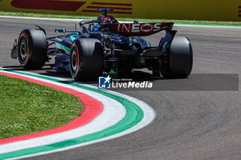 2024-05-17 - George Russell (GBR) - Mercedes-AMG PETRONAS F1 Team - Mercedes W15 - Mercedes E Performance - FORMULA 1 MSC CRUISES GRAN PREMIO DELL'EMILIA-ROMAGNA 2024 - FREE PRACTICE 1 AND 2 - FORMULA 1 - MOTORS