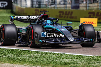 2024-05-17 - George Russell (GBR) - Mercedes-AMG PETRONAS F1 Team - Mercedes W15 - Mercedes E Performance

during FORMULA 1 MSC CRUISES GRAN PREMIO DEL MADE IN ITALY E DELL'EMILIA-ROMAGNA 2 Autodromo Enzo e Dino Ferrari, Imola (BO) Italy - FORMULA 1 MSC CRUISES GRAN PREMIO DELL'EMILIA-ROMAGNA 2024 - FREE PRACTICE 1 AND 2 - FORMULA 1 - MOTORS