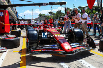 2024-05-17 - Charles Leclerc (MON) - Scuderia Ferrari - Ferrari SF-24 - Ferrariari, Imola (BO) Italy - FORMULA 1 MSC CRUISES GRAN PREMIO DELL'EMILIA-ROMAGNA 2024 - FREE PRACTICE 1 AND 2 - FORMULA 1 - MOTORS