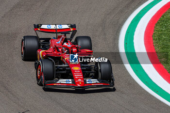 2024-05-17 - Charles Leclerc (MON) - Scuderia Ferrari - Ferrari SF-24 - Ferrari - FORMULA 1 MSC CRUISES GRAN PREMIO DELL'EMILIA-ROMAGNA 2024 - FREE PRACTICE 1 AND 2 - FORMULA 1 - MOTORS