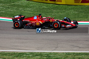 2024-05-17 - Charles Leclerc (MON) - Scuderia Ferrari - Ferrari SF-24 - Ferrari - FORMULA 1 MSC CRUISES GRAN PREMIO DELL'EMILIA-ROMAGNA 2024 - FREE PRACTICE 1 AND 2 - FORMULA 1 - MOTORS