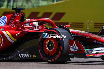 2024-05-17 - Charles Leclerc (MON) - Scuderia Ferrari - Ferrari SF-24 - Ferrari - FORMULA 1 MSC CRUISES GRAN PREMIO DELL'EMILIA-ROMAGNA 2024 - FREE PRACTICE 1 AND 2 - FORMULA 1 - MOTORS