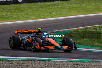 2024-05-17 - Lando Norris (GBR) - McLaren Formula 1 Team - McLaren MCL38 - Mercedes

during FORMULA 1 MSC CRUISES GRAN PREMIO DEL MADE IN ITALY E DELL'EMILIA-ROMAGNA 2 Autodromo Enzo e Dino Ferrari, Imola (BO) Italy - FORMULA 1 MSC CRUISES GRAN PREMIO DELL'EMILIA-ROMAGNA 2024 - FREE PRACTICE 1 AND 2 - FORMULA 1 - MOTORS