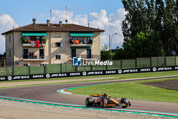 2024-05-17 - Lando Norris (GBR) - McLaren Formula 1 Team - McLaren MCL38 - Mercedes

during FORMULA 1 MSC CRUISES GRAN PREMIO DEL MADE IN ITALY E DELL'EMILIA-ROMAGNA 2 Autodromo Enzo e Dino Ferrari, Imola (BO) Italy - FORMULA 1 MSC CRUISES GRAN PREMIO DELL'EMILIA-ROMAGNA 2024 - FREE PRACTICE 1 AND 2 - FORMULA 1 - MOTORS