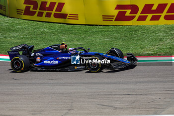 2024-05-17 - Logan Sargeant (USA) - Williams Racing - Williams FW46 - Mercedes - FORMULA 1 MSC CRUISES GRAN PREMIO DELL'EMILIA-ROMAGNA 2024 - FREE PRACTICE 1 AND 2 - FORMULA 1 - MOTORS