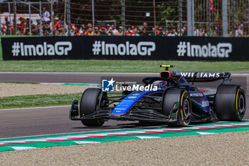 2024-05-17 - Logan Sargeant (USA) - Williams Racing - Williams FW46 - Mercedes

during FORMULA 1 MSC CRUISES GRAN PREMIO DEL MADE IN ITALY E DELL'EMILIA-ROMAGNA 2 Autodromo Enzo e Dino Ferrari, Imola (BO) Italy - FORMULA 1 MSC CRUISES GRAN PREMIO DELL'EMILIA-ROMAGNA 2024 - FREE PRACTICE 1 AND 2 - FORMULA 1 - MOTORS