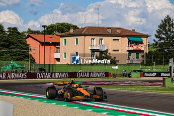 2024-05-17 - Lando Norris (GBR) - McLaren Formula 1 Team - McLaren MCL38 - Mercedes

during FORMULA 1 MSC CRUISES GRAN PREMIO DEL MADE IN ITALY E DELL'EMILIA-ROMAGNA 2 Autodromo Enzo e Dino Ferrari, Imola (BO) Italy - FORMULA 1 MSC CRUISES GRAN PREMIO DELL'EMILIA-ROMAGNA 2024 - FREE PRACTICE 1 AND 2 - FORMULA 1 - MOTORS