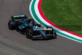 2024-05-17 - Fernando Alonso (ESP) - Aston Martin Aramco F1 Team - Aston Martin AMR24 - Mercedes - FORMULA 1 MSC CRUISES GRAN PREMIO DELL'EMILIA-ROMAGNA 2024 - FREE PRACTICE 1 AND 2 - FORMULA 1 - MOTORS