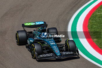 2024-05-17 - Lance Stroll (CAN) - Aston Martin Aramco F1 Team - Aston Martin AMR24 - Mercedes - FORMULA 1 MSC CRUISES GRAN PREMIO DELL'EMILIA-ROMAGNA 2024 - FREE PRACTICE 1 AND 2 - FORMULA 1 - MOTORS