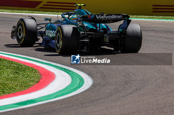 2024-05-17 - Lance Stroll (CAN) - Aston Martin Aramco F1 Team - Aston Martin AMR24 - Mercedes - FORMULA 1 MSC CRUISES GRAN PREMIO DELL'EMILIA-ROMAGNA 2024 - FREE PRACTICE 1 AND 2 - FORMULA 1 - MOTORS