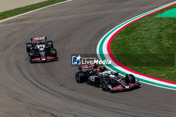 2024-05-17 - Nico Hulkenberg (GER) - MoneyGram Haas F1 Team - Haas VF-24 - Ferrari - FORMULA 1 MSC CRUISES GRAN PREMIO DELL'EMILIA-ROMAGNA 2024 - FREE PRACTICE 1 AND 2 - FORMULA 1 - MOTORS