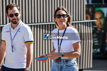 2024-05-17 - Mara Sangiorgio (ITA) Sky TV Presenter - FORMULA 1 MSC CRUISES GRAN PREMIO DELL'EMILIA-ROMAGNA 2024 - FREE PRACTICE 1 AND 2 - FORMULA 1 - MOTORS