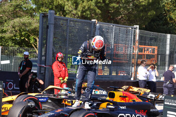 2024-05-17 - Max Verstappen (NED) - Oracle Red Bull Racing - Red Bull RB20 - Honda RBPT after pole position

during FORMULA 1 MSC CRUISES GRAN PREMIO DEL MADE IN ITALY E DELL'EMILIA-ROMAGNA 2 Autodromo Enzo e Dino Ferrari, Imola (BO) Italy - FORMULA 1 MSC CRUISES GRAN PREMIO DELL'EMILIA-ROMAGNA 2024 - FREE PRACTICE 1 AND 2 - FORMULA 1 - MOTORS