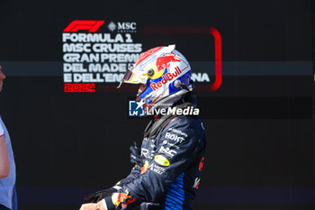 2024-05-17 - Max Verstappen (NED) - Oracle Red Bull Racing - Red Bull RB20 - Honda RBPT after pole position

during FORMULA 1 MSC CRUISES GRAN PREMIO DEL MADE IN ITALY E DELL'EMILIA-ROMAGNA 2 Autodromo Enzo e Dino Ferrari, Imola (BO) Italy - FORMULA 1 MSC CRUISES GRAN PREMIO DELL'EMILIA-ROMAGNA 2024 - FREE PRACTICE 1 AND 2 - FORMULA 1 - MOTORS