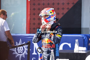 2024-05-17 - Max Verstappen (NED) - Oracle Red Bull Racing - Red Bull RB20 - Honda RBPT after pole position

during FORMULA 1 MSC CRUISES GRAN PREMIO DEL MADE IN ITALY E DELL'EMILIA-ROMAGNA 2 Autodromo Enzo e Dino Ferrari, Imola (BO) Italy - FORMULA 1 MSC CRUISES GRAN PREMIO DELL'EMILIA-ROMAGNA 2024 - FREE PRACTICE 1 AND 2 - FORMULA 1 - MOTORS