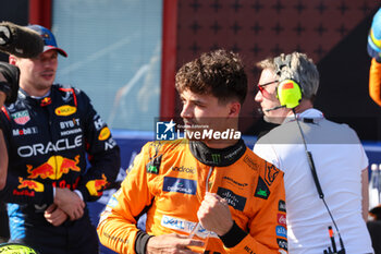 2024-05-17 - Lando Norris (GBR) - McLaren Formula 1 Team - McLaren MCL38 - Mercedes after p3 in qualify

during FORMULA 1 MSC CRUISES GRAN PREMIO DEL MADE IN ITALY E DELL'EMILIA-ROMAGNA 2 Autodromo Enzo e Dino Ferrari, Imola (BO) Italy - FORMULA 1 MSC CRUISES GRAN PREMIO DELL'EMILIA-ROMAGNA 2024 - FREE PRACTICE 1 AND 2 - FORMULA 1 - MOTORS