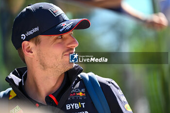 2024-05-18 - Max Verstappen Red Bull Racing Limited Oracle Red Bull Racing portrait enters the paddock of Autodromo Internazionale Enzo e Dino Ferrari - FORMULA 1 MSC CRUISES GRAN PREMIO DELL'EMILIA-ROMAGNA 2024 - PADDOCK AND DRIVERS - FORMULA 1 - MOTORS