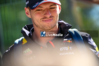 2024-05-18 - Max Verstappen Red Bull Racing Limited Oracle Red Bull Racing portrait enters the paddock of Autodromo Internazionale Enzo e Dino Ferrari - FORMULA 1 MSC CRUISES GRAN PREMIO DELL'EMILIA-ROMAGNA 2024 - PADDOCK AND DRIVERS - FORMULA 1 - MOTORS