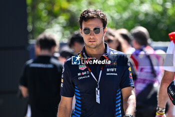 2024-05-18 - Sergio Perez Mendoza Red Bull Racing Limited Oracle Red Bull Racing portrait enters the paddock of Autodromo Internazionale Enzo e Dino Ferrari - FORMULA 1 MSC CRUISES GRAN PREMIO DELL'EMILIA-ROMAGNA 2024 - PADDOCK AND DRIVERS - FORMULA 1 - MOTORS