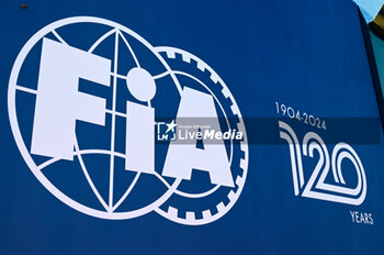 2024-05-18 - Fia Logo 120 years anniversary - FORMULA 1 MSC CRUISES GRAN PREMIO DELL'EMILIA-ROMAGNA 2024 - PADDOCK AND DRIVERS - FORMULA 1 - MOTORS