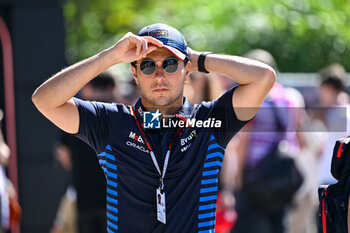 2024-05-18 - Sergio Perez Mendoza Red Bull Racing Limited Oracle Red Bull Racing portrait enters the paddock of Autodromo Internazionale Enzo e Dino Ferrari - FORMULA 1 MSC CRUISES GRAN PREMIO DELL'EMILIA-ROMAGNA 2024 - PADDOCK AND DRIVERS - FORMULA 1 - MOTORS