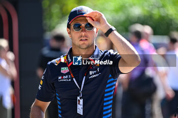 2024-05-18 - Sergio Perez Mendoza Red Bull Racing Limited Oracle Red Bull Racing portrait enters the paddock of Autodromo Internazionale Enzo e Dino Ferrari - FORMULA 1 MSC CRUISES GRAN PREMIO DELL'EMILIA-ROMAGNA 2024 - PADDOCK AND DRIVERS - FORMULA 1 - MOTORS