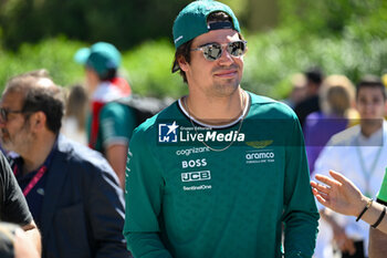 2024-05-18 - Fernando Alonso Diaz AMR GP Limited Aston Martin Aramco Formula One Team portrait enters the paddock of Autodromo Internazionale Enzo e Dino Ferrari - FORMULA 1 MSC CRUISES GRAN PREMIO DELL'EMILIA-ROMAGNA 2024 - PADDOCK AND DRIVERS - FORMULA 1 - MOTORS