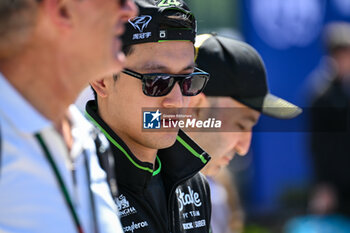 2024-05-18 - Zhou Guanyu Sauber Motorsport AG Stake F1 Team Kick Sauber portrait enters the paddock of Autodromo Internazionale Enzo e Dino Ferrari - FORMULA 1 MSC CRUISES GRAN PREMIO DELL'EMILIA-ROMAGNA 2024 - PADDOCK AND DRIVERS - FORMULA 1 - MOTORS