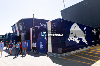 2024-05-18 - Paddock during the Formula 1 MSC Cruises Gran Premio del Made in Italy e Dell’Emilia-Romagne 2024, 7th round of the 2024 Formula One World Championship from May 17 to 19, 2024 on the Autodromo Enzo e Dino Ferrari, in Imola, Italy - F1 - EMILIA-ROMAGNA GRAND PRIX 2024 - FORMULA 1 - MOTORS