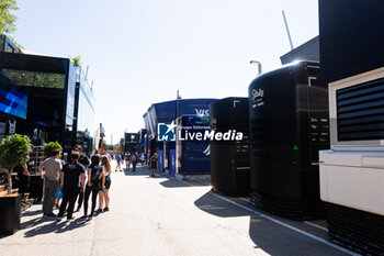 2024-05-18 - Paddock during the Formula 1 MSC Cruises Gran Premio del Made in Italy e Dell’Emilia-Romagne 2024, 7th round of the 2024 Formula One World Championship from May 17 to 19, 2024 on the Autodromo Enzo e Dino Ferrari, in Imola, Italy - F1 - EMILIA-ROMAGNA GRAND PRIX 2024 - FORMULA 1 - MOTORS