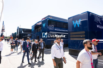 2024-05-18 - Paddock during the Formula 1 MSC Cruises Gran Premio del Made in Italy e Dell’Emilia-Romagne 2024, 7th round of the 2024 Formula One World Championship from May 17 to 19, 2024 on the Autodromo Enzo e Dino Ferrari, in Imola, Italy - F1 - EMILIA-ROMAGNA GRAND PRIX 2024 - FORMULA 1 - MOTORS