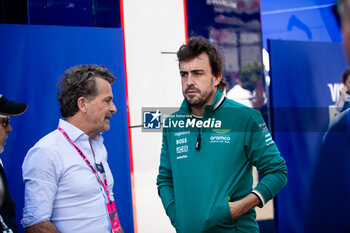 2024-05-18 - ALONSO Fernando (spa), Aston Martin F1 Team AMR24, portrait during the Formula 1 MSC Cruises Gran Premio del Made in Italy e Dell’Emilia-Romagne 2024, 7th round of the 2024 Formula One World Championship from May 17 to 19, 2024 on the Autodromo Enzo e Dino Ferrari, in Imola, Italy - F1 - EMILIA-ROMAGNA GRAND PRIX 2024 - FORMULA 1 - MOTORS