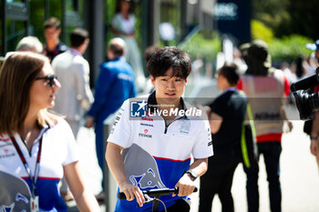 2024-05-18 - TSUNODA Yuki (jap), Visa Cash App RB F1 Team VCARB 01, portrait during the Formula 1 MSC Cruises Gran Premio del Made in Italy e Dell’Emilia-Romagne 2024, 7th round of the 2024 Formula One World Championship from May 17 to 19, 2024 on the Autodromo Enzo e Dino Ferrari, in Imola, Italy - F1 - EMILIA-ROMAGNA GRAND PRIX 2024 - FORMULA 1 - MOTORS