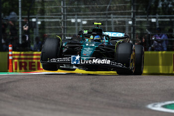 2024-05-18 - 14 ALONSO Fernando (spa), Aston Martin F1 Team AMR24, action during the Formula 1 MSC Cruises Gran Premio del Made in Italy e Dell’Emilia-Romagne 2024, 7th round of the 2024 Formula One World Championship from May 17 to 19, 2024 on the Autodromo Enzo e Dino Ferrari, in Imola, Italy - F1 - EMILIA-ROMAGNA GRAND PRIX 2024 - FORMULA 1 - MOTORS