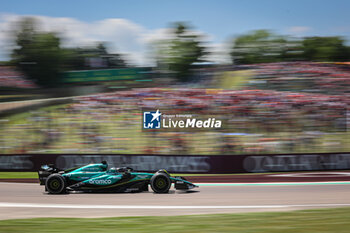 2024-05-18 - 18 STROLL Lance (can), Aston Martin F1 Team AMR24, action during the Formula 1 MSC Cruises Gran Premio del Made in Italy e Dell’Emilia-Romagne 2024, 7th round of the 2024 Formula One World Championship from May 17 to 19, 2024 on the Autodromo Enzo e Dino Ferrari, in Imola, Italy - F1 - EMILIA-ROMAGNA GRAND PRIX 2024 - FORMULA 1 - MOTORS