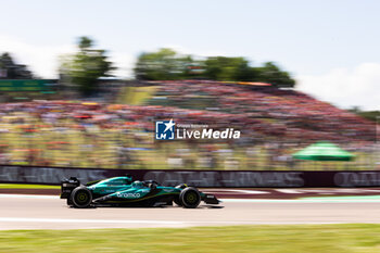 2024-05-18 - 18 STROLL Lance (can), Aston Martin F1 Team AMR24, action during the Formula 1 MSC Cruises Gran Premio del Made in Italy e Dell’Emilia-Romagne 2024, 7th round of the 2024 Formula One World Championship from May 17 to 19, 2024 on the Autodromo Enzo e Dino Ferrari, in Imola, Italy - F1 - EMILIA-ROMAGNA GRAND PRIX 2024 - FORMULA 1 - MOTORS