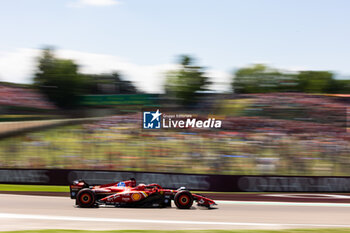 2024-05-18 - 16 LECLERC Charles (mco), Scuderia Ferrari SF-24, action during the Formula 1 MSC Cruises Gran Premio del Made in Italy e Dell’Emilia-Romagne 2024, 7th round of the 2024 Formula One World Championship from May 17 to 19, 2024 on the Autodromo Enzo e Dino Ferrari, in Imola, Italy - F1 - EMILIA-ROMAGNA GRAND PRIX 2024 - FORMULA 1 - MOTORS