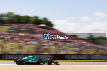 2024-05-18 - 18 STROLL Lance (can), Aston Martin F1 Team AMR24, action during the Formula 1 MSC Cruises Gran Premio del Made in Italy e Dell’Emilia-Romagne 2024, 7th round of the 2024 Formula One World Championship from May 17 to 19, 2024 on the Autodromo Enzo e Dino Ferrari, in Imola, Italy - F1 - EMILIA-ROMAGNA GRAND PRIX 2024 - FORMULA 1 - MOTORS