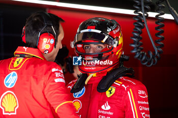 2024-05-18 - SAINZ Carlos (spa), Scuderia Ferrari SF-24, portrait during the Formula 1 MSC Cruises Gran Premio del Made in Italy e Dell’Emilia-Romagne 2024, 7th round of the 2024 Formula One World Championship from May 17 to 19, 2024 on the Autodromo Enzo e Dino Ferrari, in Imola, Italy - F1 - EMILIA-ROMAGNA GRAND PRIX 2024 - FORMULA 1 - MOTORS