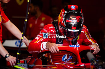 2024-05-18 - SAINZ Carlos (spa), Scuderia Ferrari SF-24, portrait during the Formula 1 MSC Cruises Gran Premio del Made in Italy e Dell’Emilia-Romagne 2024, 7th round of the 2024 Formula One World Championship from May 17 to 19, 2024 on the Autodromo Enzo e Dino Ferrari, in Imola, Italy - F1 - EMILIA-ROMAGNA GRAND PRIX 2024 - FORMULA 1 - MOTORS